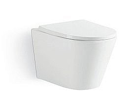 Унитаз подвесной Timo Inari TK-503 безободковый, с крышкой микролифт купить в интернет-магазине Sanbest