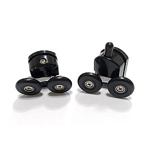 Душевой уголок ABBER Schwarzer Diamant AG30140BMH-S90BM-S90BM 140х90 стекло матовое/профиль черный купить в интернет-магазине Sanbest