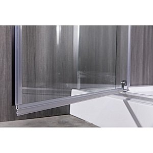 Душевой уголок Esbano ESR-8170 ESUGR8170 100х100 стекло прозрачное/профиль хром купить в интернет-магазине Sanbest