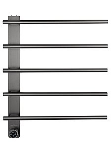 Полотенцесушитель электрический WONZON & WOGHAND NÜRNBERG, Темный графит (WW-AL345-GM) купить в интернет-магазине сантехники Sanbest