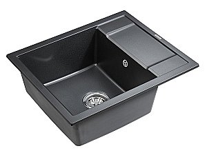 Мойка кухонная Paulmark Optimum PM216050-BLM черный купить в интернет-магазине сантехники Sanbest