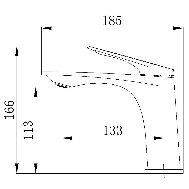 Смеситель для раковины Azario Lursy AZ-K1049GR графит матовый купить в интернет-магазине сантехники Sanbest