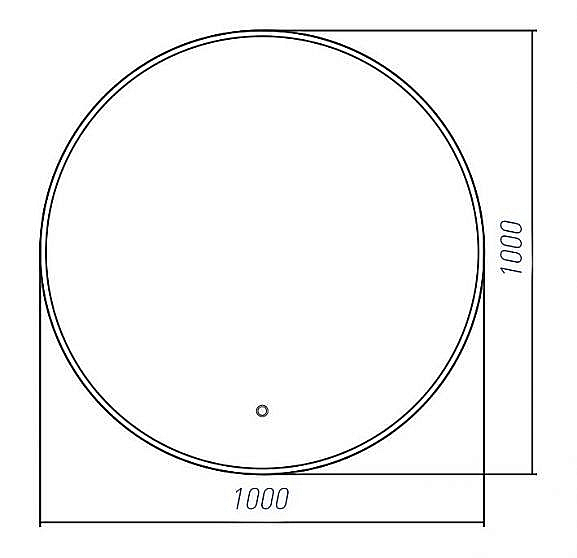 Зеркало Azario Плаза 100 LED-00002491 в ванную от интернет-магазине сантехники Sanbest