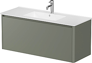 Тумба с раковиной и столешницей Allen Brau Gravity 120 1.370015.CGM олива матовая для ванной в интернет-магазине Sanbest