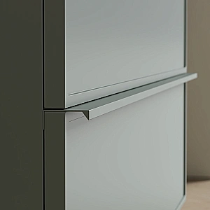 Тумба с раковиной Sancos Velta 60 VL60GG+CN7011wx серо-зеленая матовая/раковина белая, без отверстий для ванной в интернет-магазине Sanbest