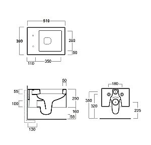 Унитаз подвесной SIMAS Frozen FZ18 белый купить в интернет-магазине Sanbest
