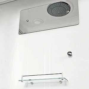 Душевая кабина AvaCan D120SRLED 120x80 с подсветкой, стекло матовое/профиль хром, правосторонняя купить в интернет-магазине Sanbest