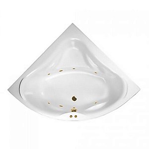 Ванна акриловая EXCELLENT Konsul SOFT WAEX.KON15.SOFT.GL 150x150 белая с гидромассажем купить в интернет-магазине Sanbest