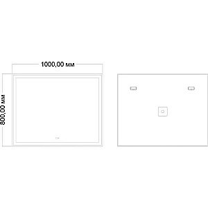 Зеркало Mixline Минио 547050 100 в ванную от интернет-магазине сантехники Sanbest