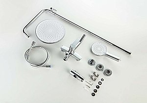 Душевая система Aquatek Лугано AQ2740CR хром купить в интернет-магазине сантехники Sanbest