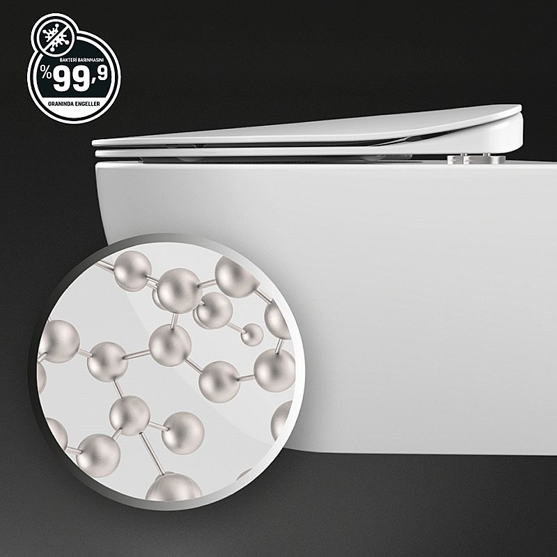 Унитаз подвесной с функцией биде CREAVIT FREE FE320-34CB00E белый купить в интернет-магазине Sanbest