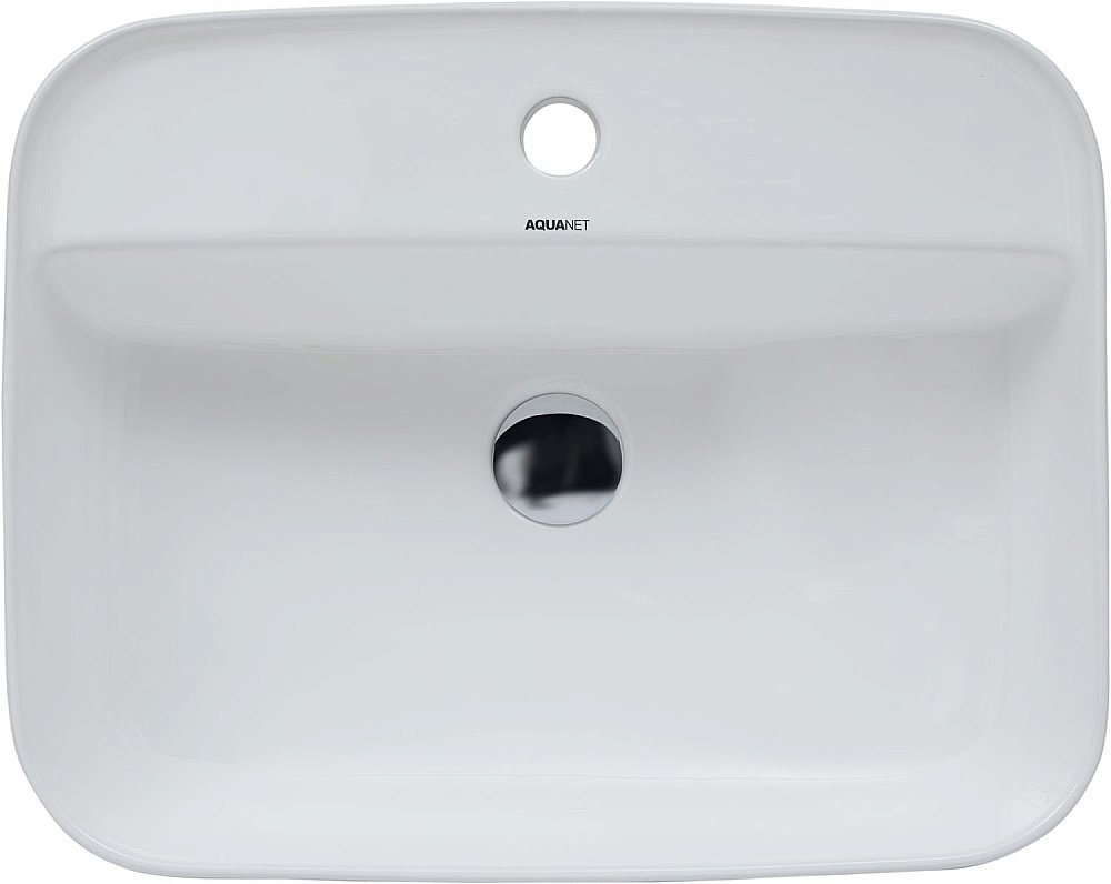 Раковина накладная Aquanet Soul-2 50 211283 белая купить в интернет-магазине Sanbest