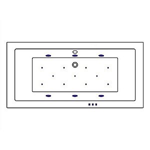 Ванна с гидромассажем WhiteCross SAVIA DUO RELAX 170x80 белая/бронза купить в интернет-магазине Sanbest