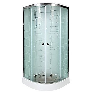 Душевая кабина DTO ЕМ1510 с гидромассажем и пультом 100х100 купить в интернет-магазине Sanbest
