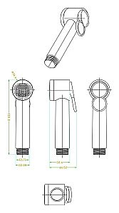 Гигиенический душ Lemark LM8090C купить в интернет-магазине сантехники Sanbest