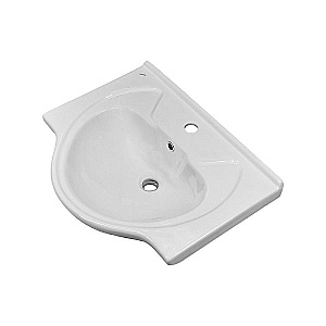 Тумба с раковиной Loranto Моника New CS00095356 60 раковина Байкал 60, белая для ванной в интернет-магазине Sanbest