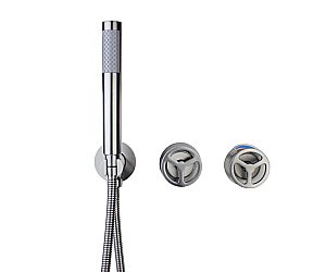 Душевая система Bronze de Luxe LIBERTY 5011GG-L графит купить в интернет-магазине сантехники Sanbest