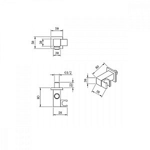 Душевая система Berges NARDIS 2S 71002 черная матовая купить в интернет-магазине сантехники Sanbest