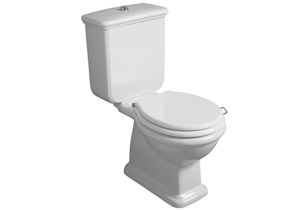 Унитаз напольный SIMAS Lante LA08 с бачком, кнопка хром, белый купить в интернет-магазине Sanbest