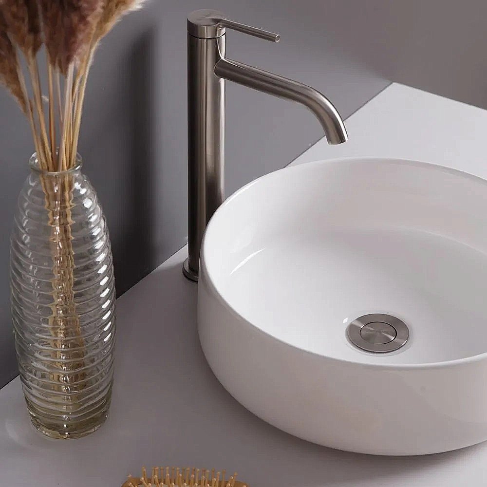 Раковина накладная Belbagno 36 BB1357 белая купить в интернет-магазине Sanbest