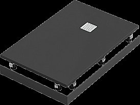 Поддон литьевой Good Door Essentia 70x100 Черный купить в интернет-магазине Sanbest