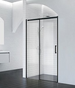 Душевая дверь BelBagno Acqua BF-1 140 C NERO купить в интернет-магазине Sanbest