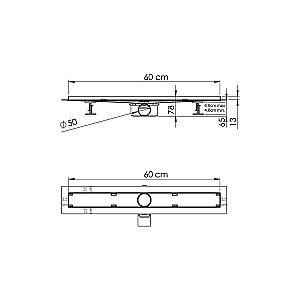 Душевой лоток Vincea Say ALMIRA -S 602.60.S.U купить в интернет-магазине Sanbest
