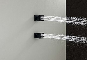 Форсунка для душа Aquatek AQ2098MB 50х50 черная матовая купить в интернет-магазине сантехники Sanbest