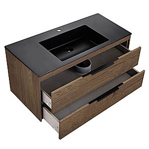 Тумба с раковиной Vincea Chiara 2D 1000 T.Oak для ванной в интернет-магазине Sanbest