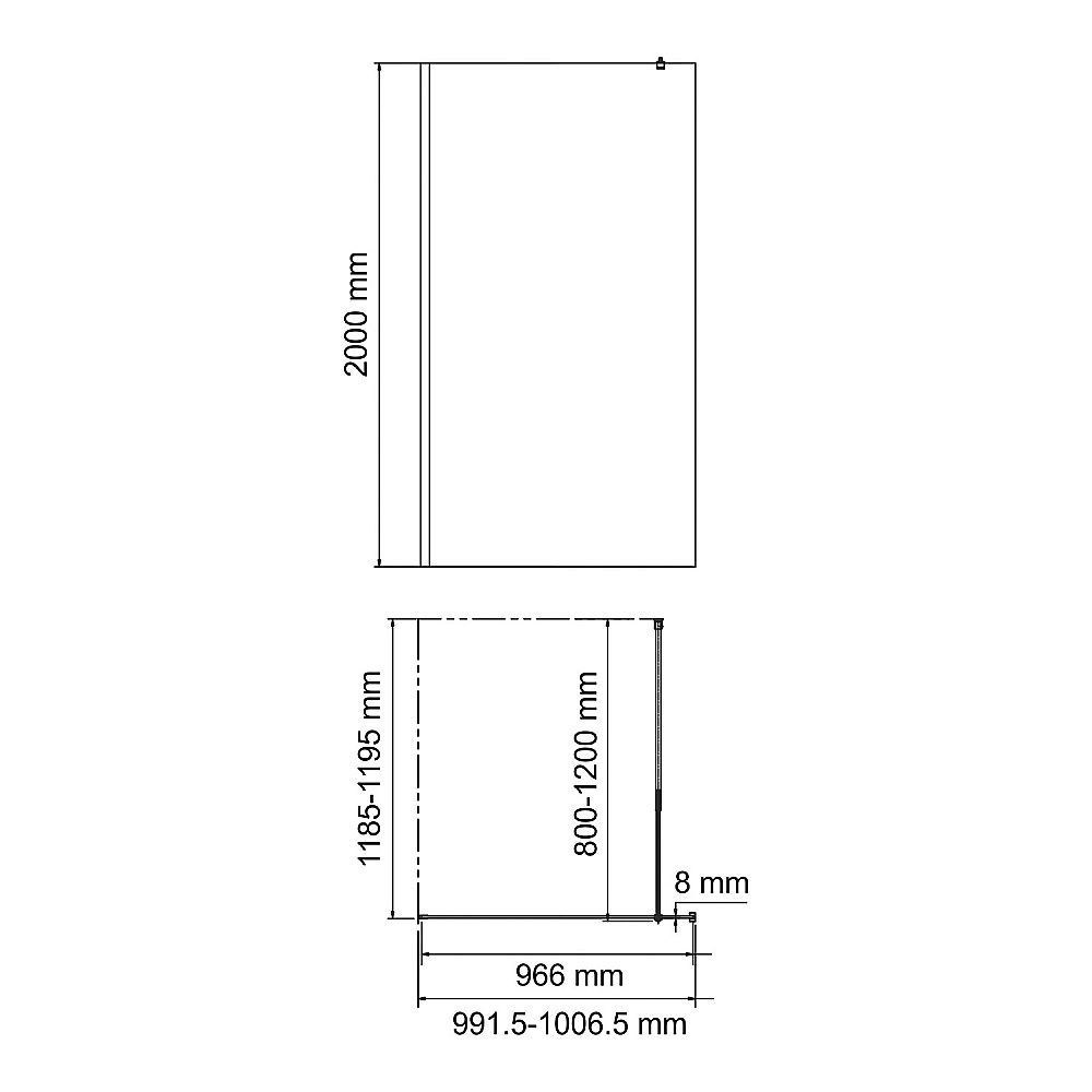 Душевое ограждение WasserKRAFT Rur 30W44PG-TXG 100 профиль золото глянцевое/стекло текстурное купить в интернет-магазине Sanbest