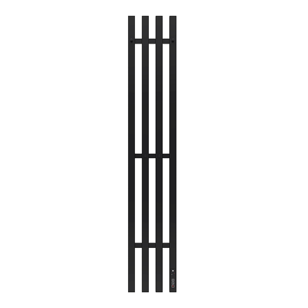 Полотенцесушитель электрический TERMINUS QUATRO проф 1200 4670078575128 черный матовый купить в интернет-магазине сантехники Sanbest