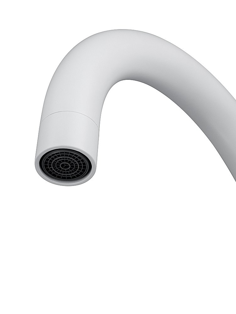 Смеситель для кухни WONZON & WOGHAND WW-A21102-MW белый матовый купить в интернет-магазине сантехники Sanbest