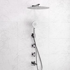 Душевая система WasserKRAFT Mosel 4600 SET2844 хром купить в интернет-магазине сантехники Sanbest