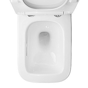 Унитаз подвесной Loranto Delphi 4551+91343 с инсталляцией, безободковый, смыв торнадо,с сиденьем микролифт, белый купить в интернет-магазине Sanbest