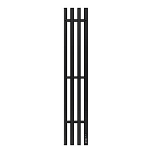 Полотенцесушитель электрический TERMINUS QUATRO проф 1200 4670078575128 черный матовый купить в интернет-магазине сантехники Sanbest