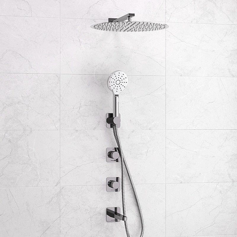 Душевая система WasserKRAFT Mosel 4600 SET2844 хром купить в интернет-магазине сантехники Sanbest