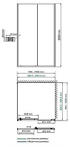 Душевой уголок WasserKRAFT Rhin 44S19 100x100 купить в интернет-магазине Sanbest