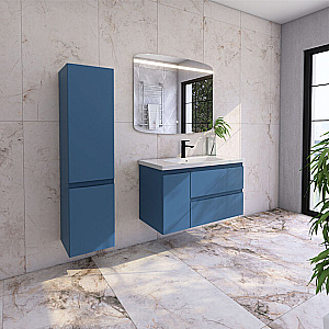 Тумба с раковиной Caprigo Forte 100 два ящика, одна дверь справа/слева, цвет на выбор/эмаль для ванной в интернет-магазине Sanbest