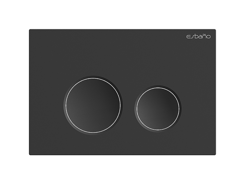 Кнопка для инсталляции Esbano ESINSKS48MB черная матовая купить в интернет-магазине сантехники Sanbest