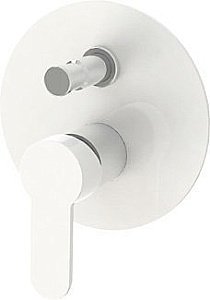 Смеситель для душа Cezares LACONICO-VDI-BLC хром/белый купить в интернет-магазине сантехники Sanbest