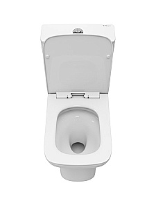 Унитаз-компакт BelBagno ROMANO-TOR BB2803CP/T-TOR/SC белый, с крышкой микролифт, с бачком, безободковый, слив-торнадо купить в интернет-магазине Sanbest
