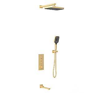 Душевая система Vincea VSFW-433T1BG брашированное золото купить в интернет-магазине сантехники Sanbest