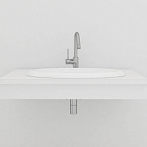 Раковина накладная Montebianco BOLSENA 12045 белая матовая купить в интернет-магазине Sanbest