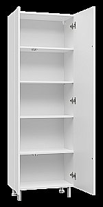 Пенал напольный Misty Лира 60 П-Лир0501-01Л белый для ванной в интернет-магазине сантехники Sanbest