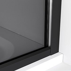 Душевое ограждение Niagara Nova NG-689-10TBLACK 100 тонированное/профиль черный матовый купить в интернет-магазине Sanbest