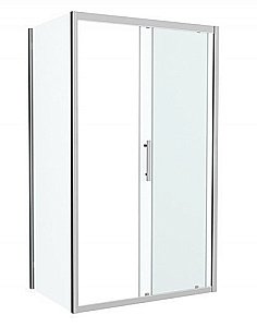 Душевой уголок Bravat STREAM BS120.3103S 80х120 стекло прозрачное/профиль хром купить в интернет-магазине Sanbest