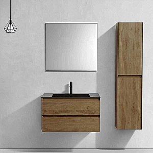 Тумба с раковиной Vincea Luka 80 T.Oak для ванной в интернет-магазине Sanbest