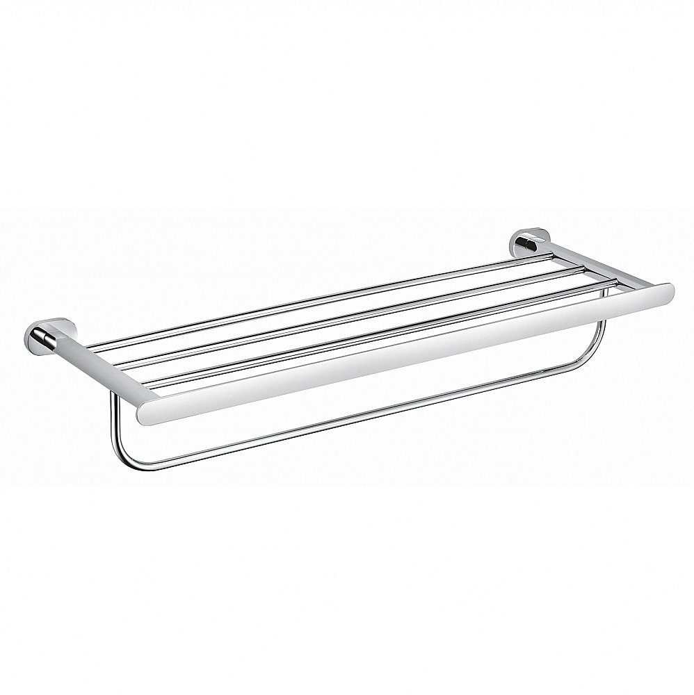 Полотенцедержатель с полкой WONZON & WOGHAND FIRST, Хром (WW-8481) купить в интернет-магазине сантехники Sanbest