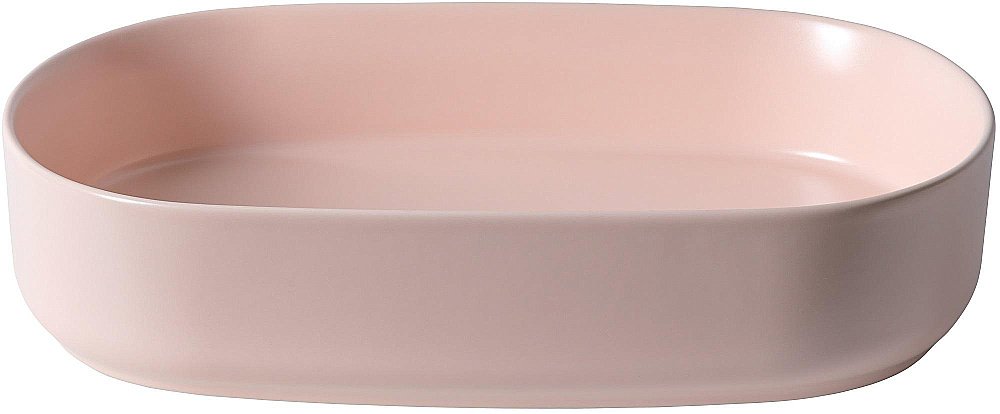 Раковина Allen Brau Fantasy Oval 55 4.11022.SM розовая матовая купить в интернет-магазине Sanbest