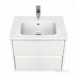 Тумба под раковину Акватон Римини 60 белая купить в интернет-магазине сантехники Sanbest
